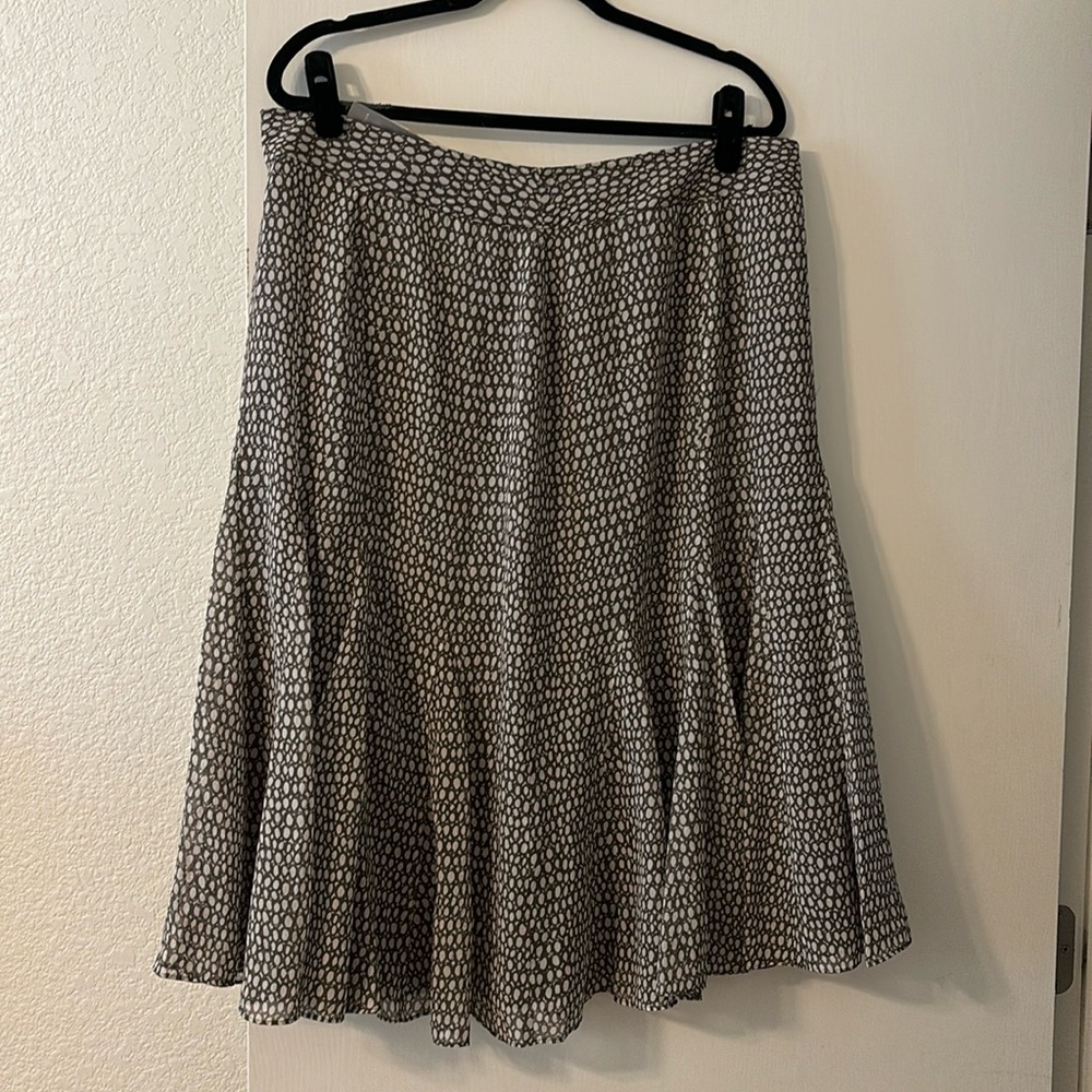 NWT Charter Club Mozambique Flare Silk Skirt